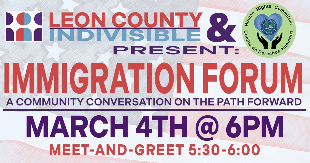 Information about the Immigration Forum - Community Conversation on March 4th