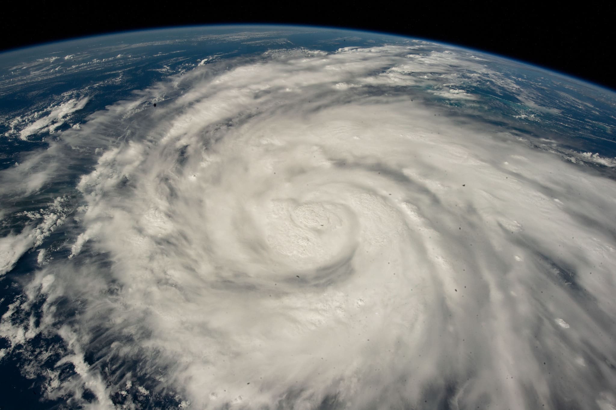 Space imagery of Hurricane Ian