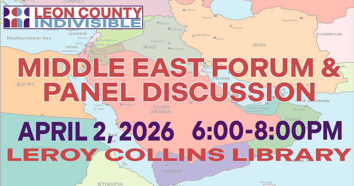 Map of the Middle East with meeting information superimposed
