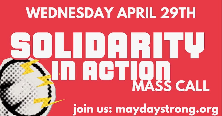 Indivisible May Day Mass Call April 29th 7PM