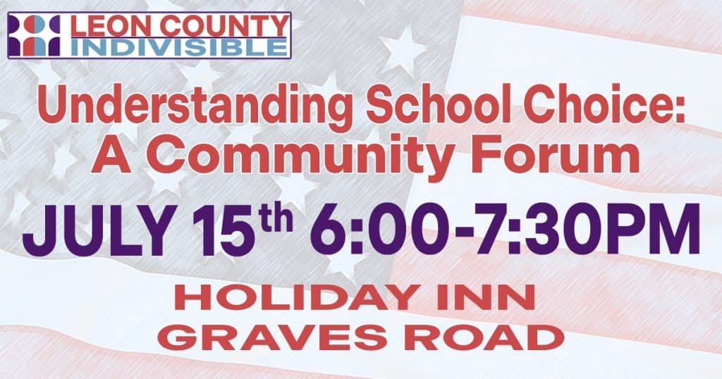 Information about School Choice Community Forum July 15th